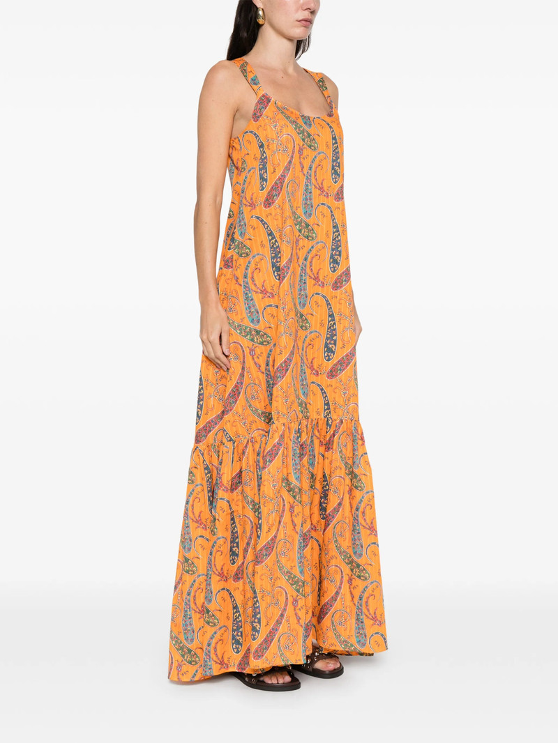 Etro Etro Paisley-pattern Ruffled Maxi Dress outlook