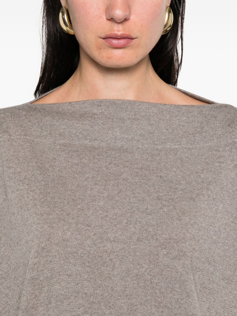 Wool Boat-Neck Sweater - 4