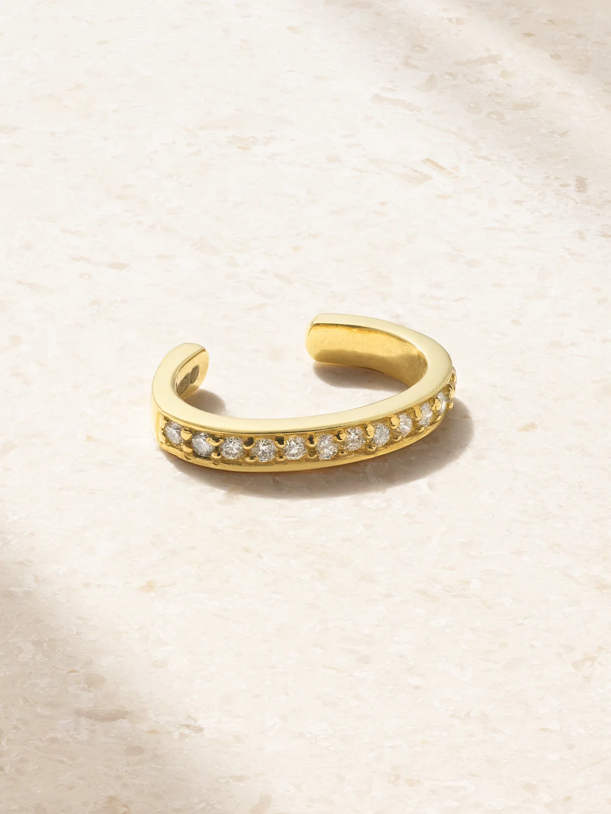 18-karat Gold Diamond Ear Cuff - 1