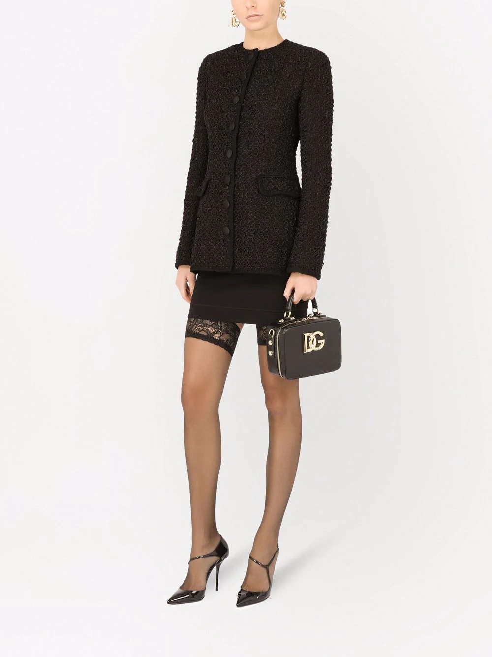 long tweed jacket - 2