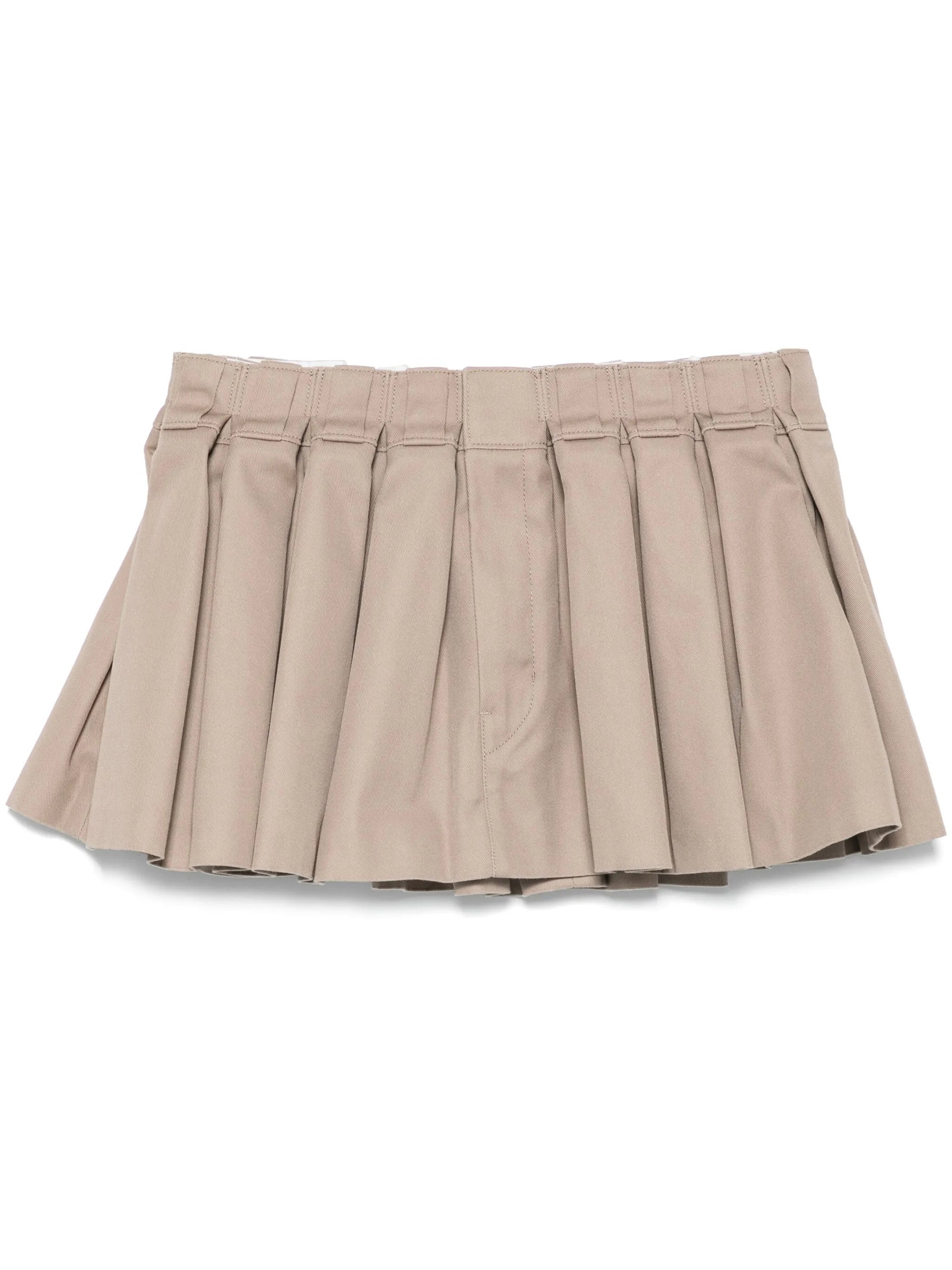 pleated miniskirt - 1