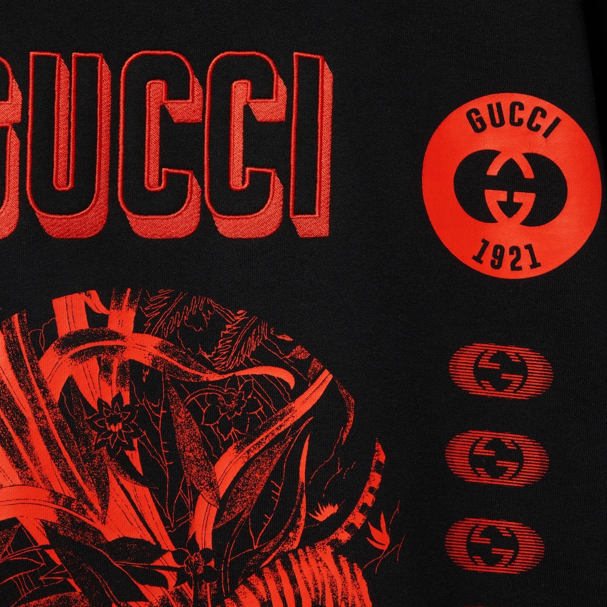 Gucci symbols hooded sweatshirt - 7
