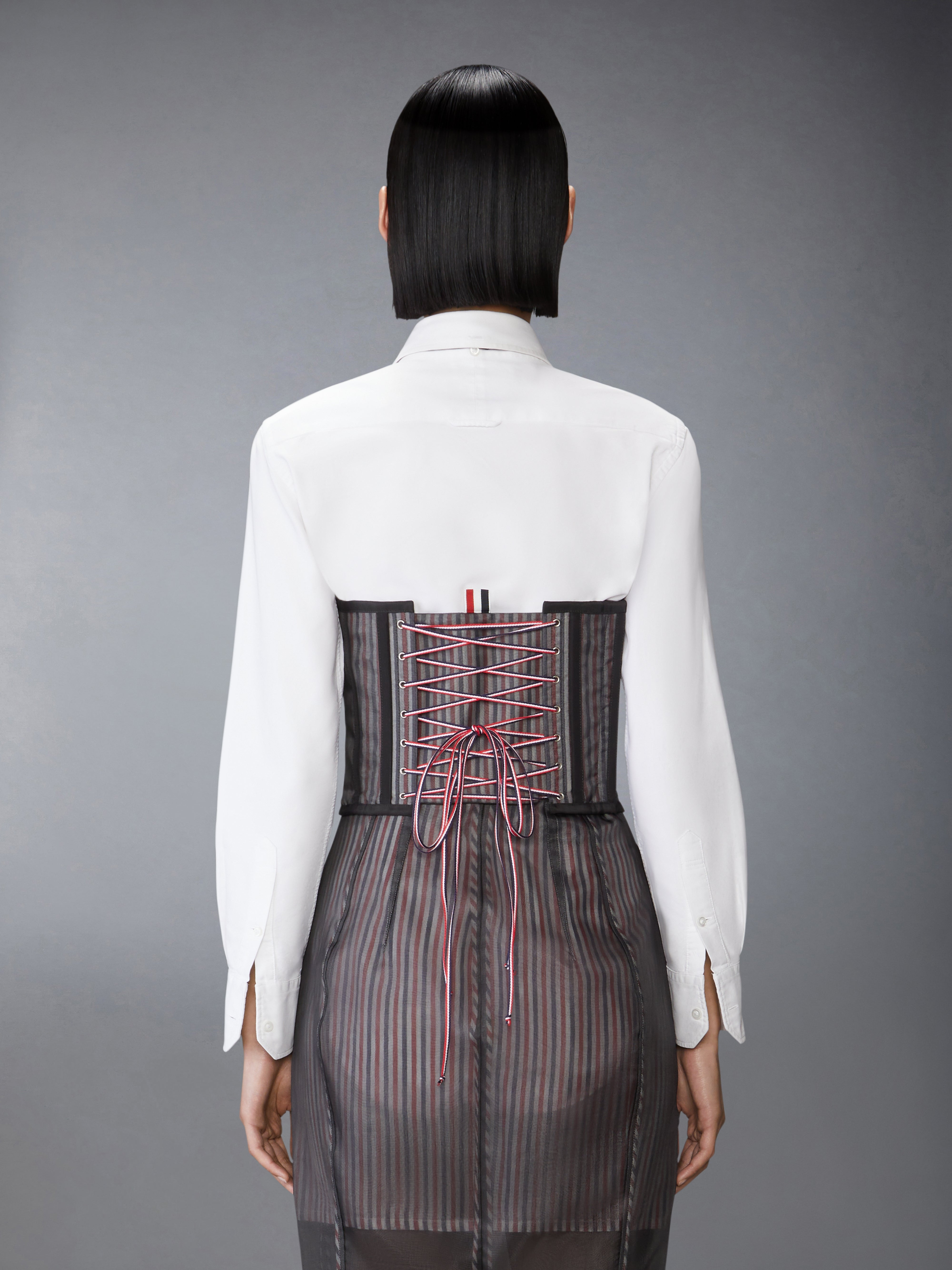SILK ORGANZA CORSET - 4
