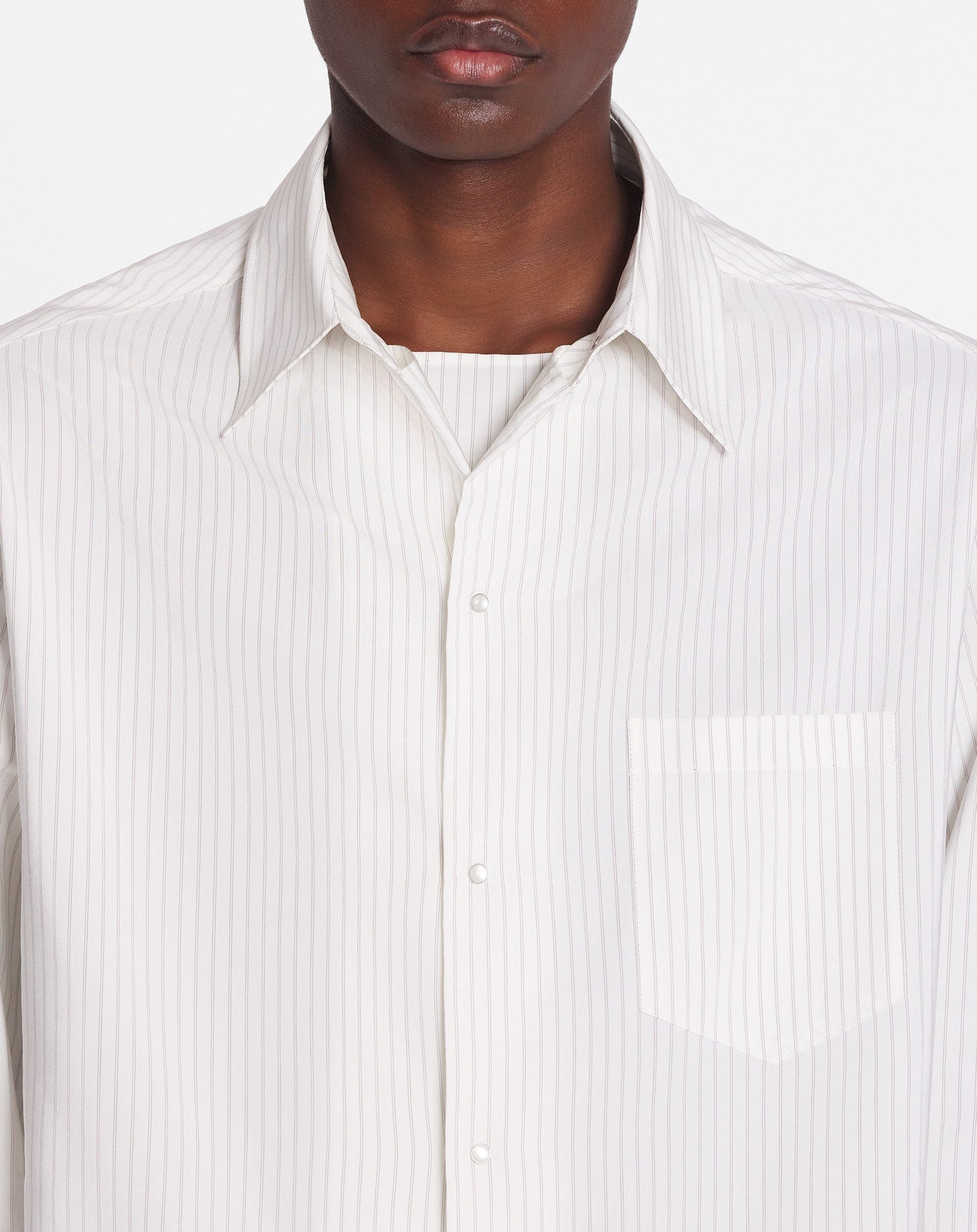LONG-SLEEVED SHIRT WITH GUSSET - 5