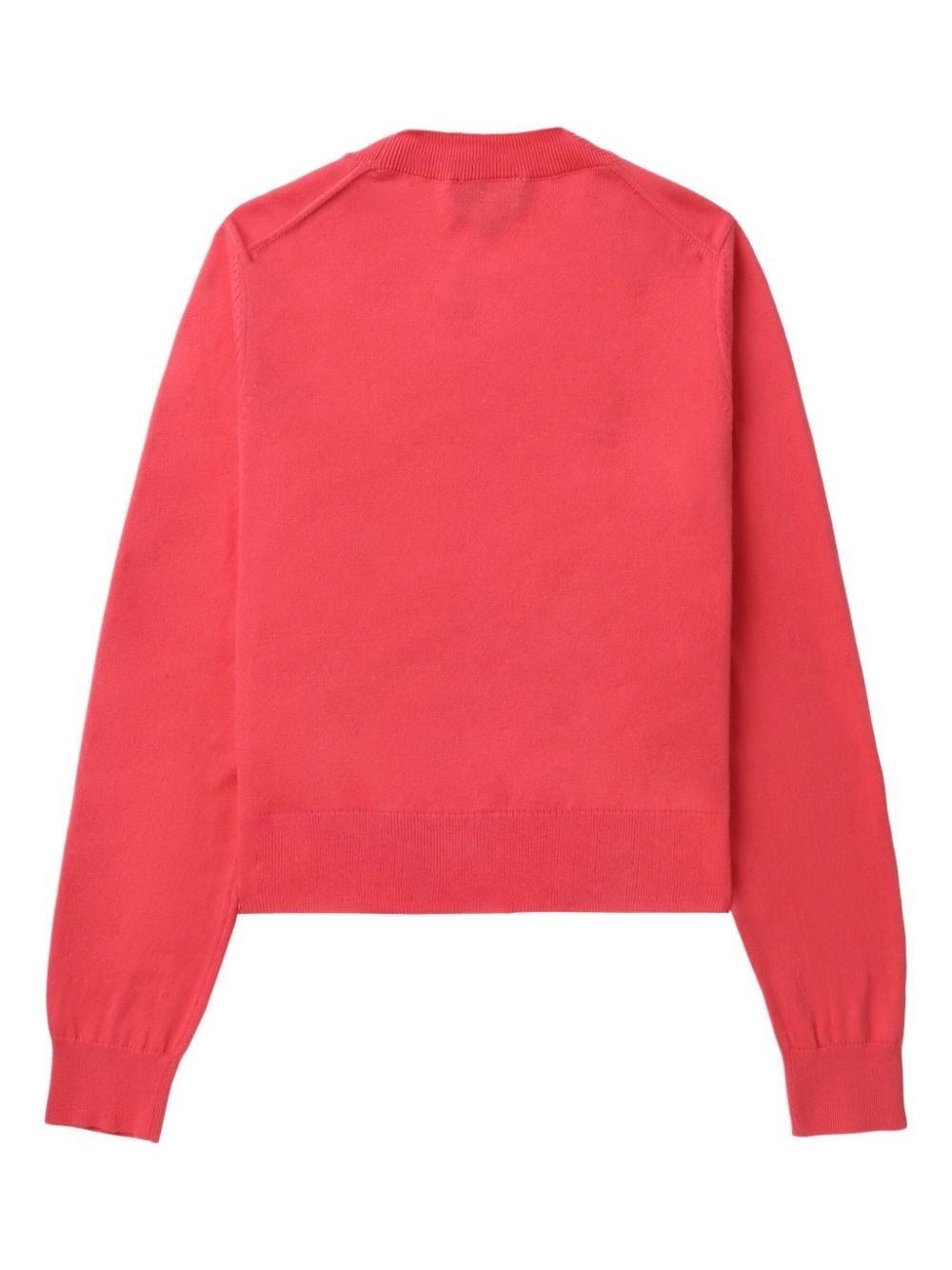 logo-printed cardigan - 6