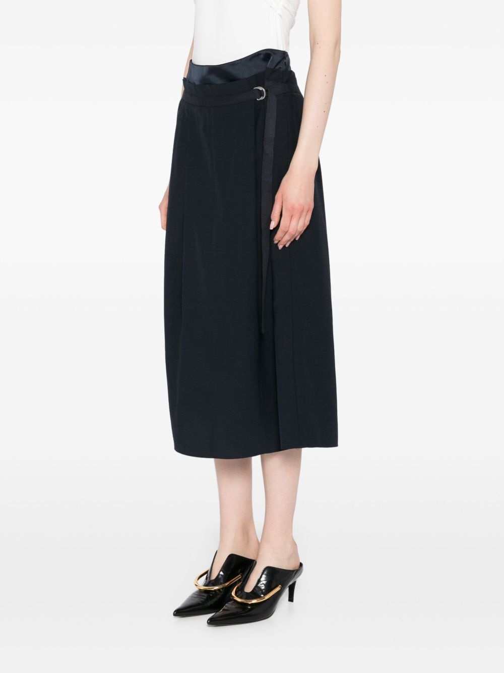 double-waistband D-ring skirt - 3