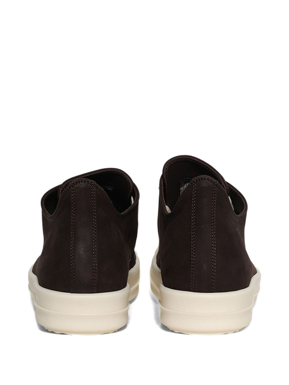 leather low trainers - 3