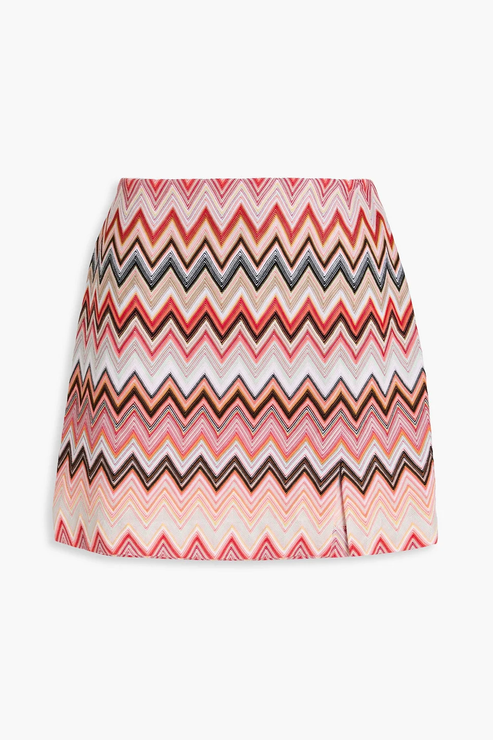 Crochet-knit cotton-blend mini skirt - 1