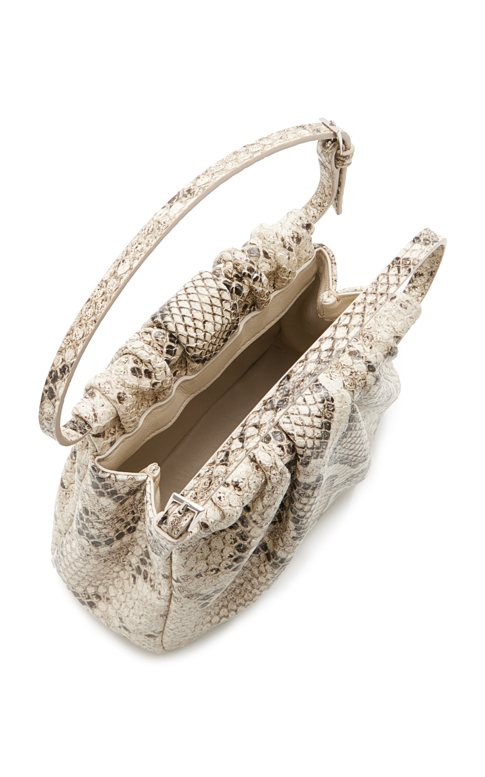 Vittoria Snake-Effect Leather Tope Handle Bag python - 5