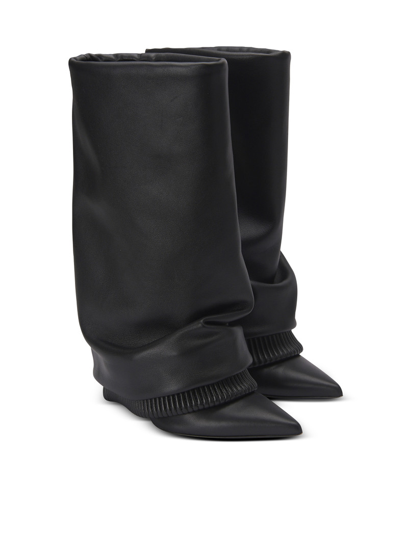 Balmain Calfskin trouser boots outlook