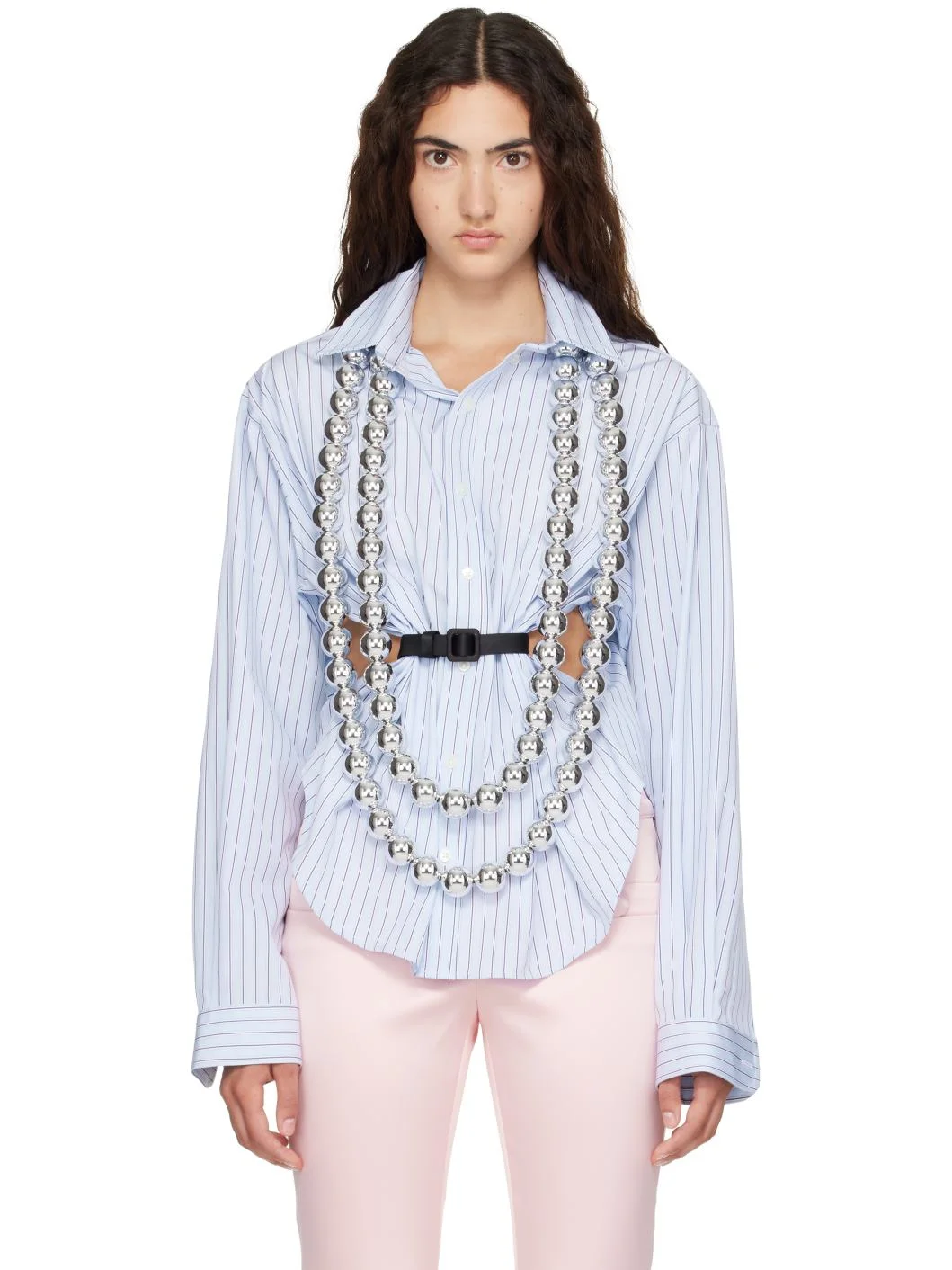 'XL Silver Ball' Necklace - 1