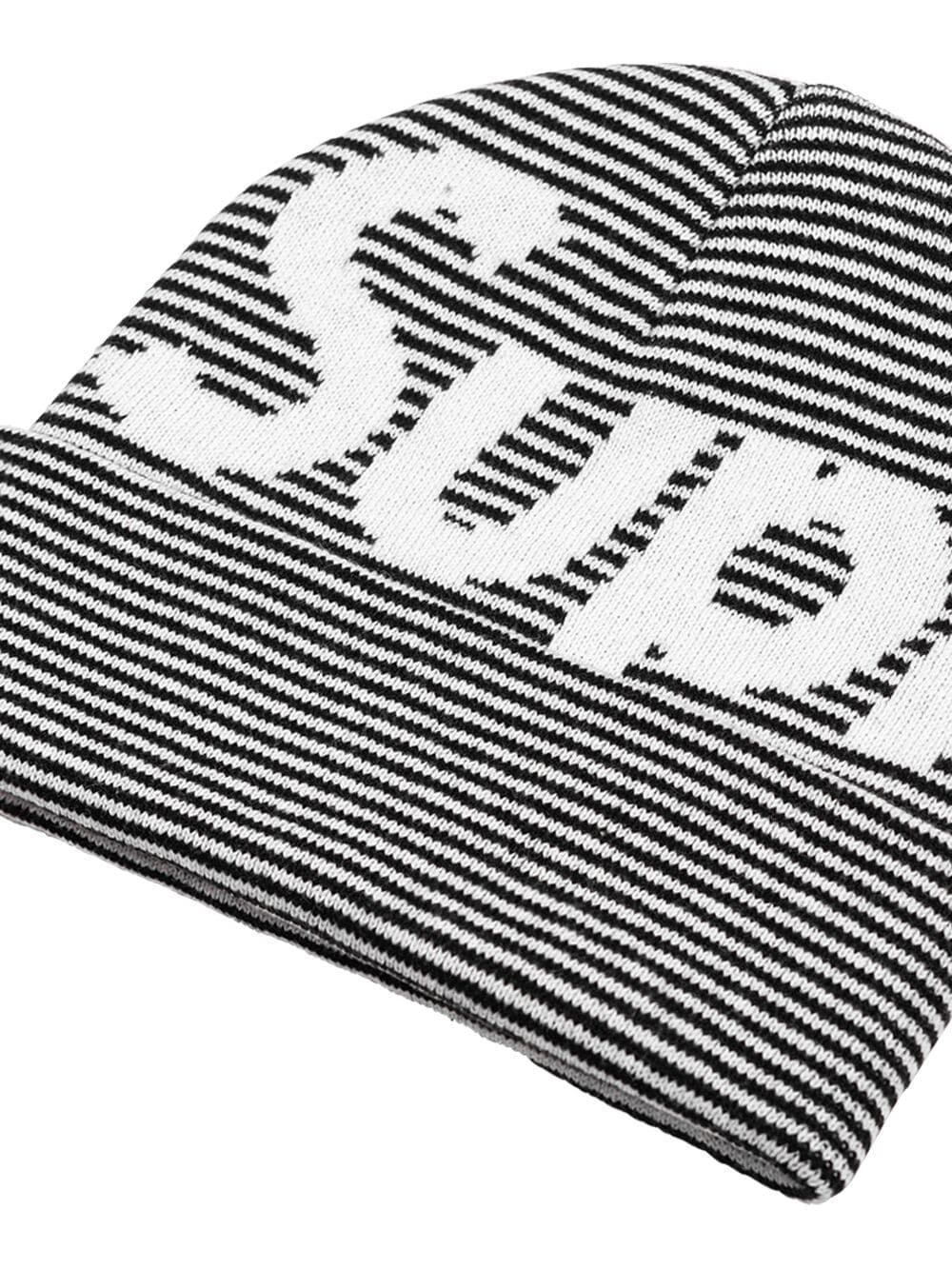 Big Logo striped beanie - 3