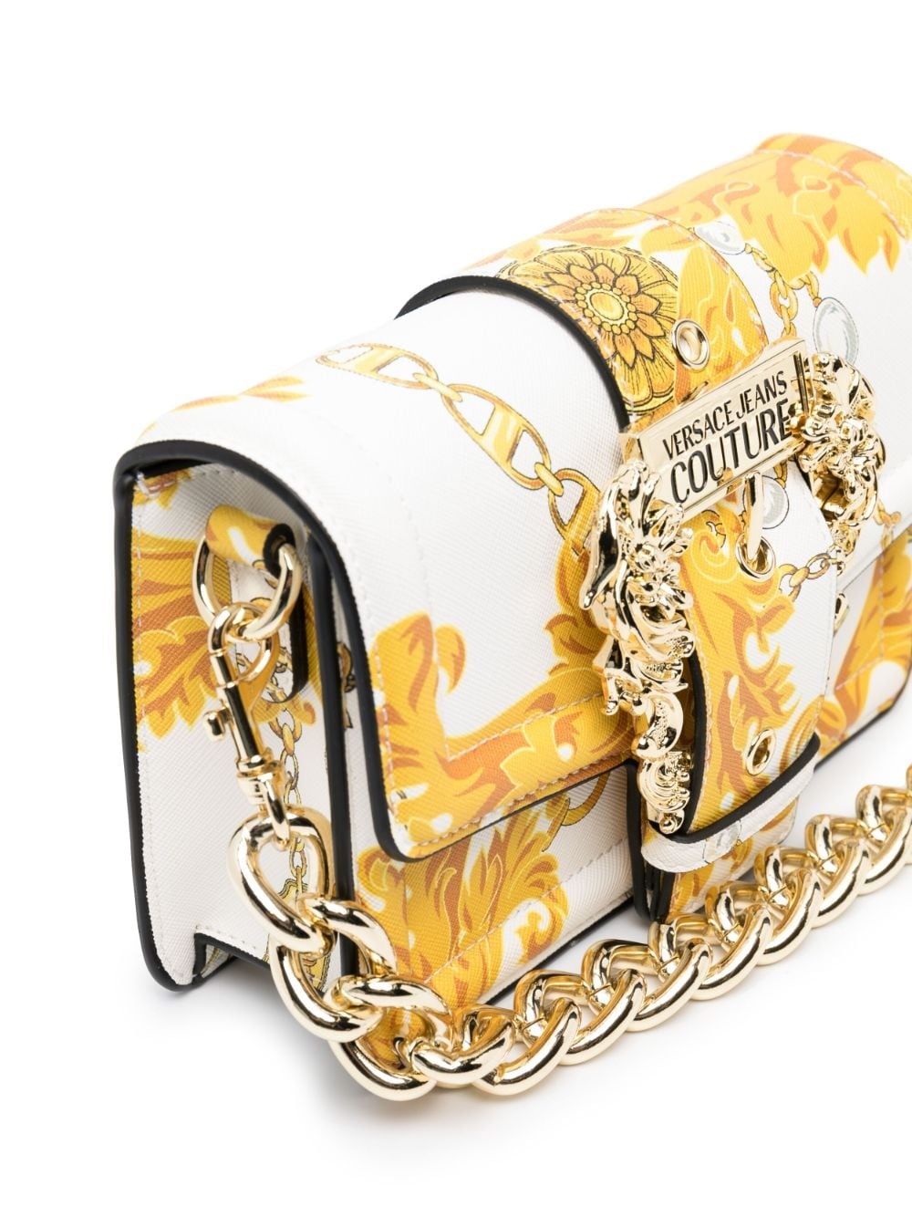 Chain Couture-print crossbody bag - 5