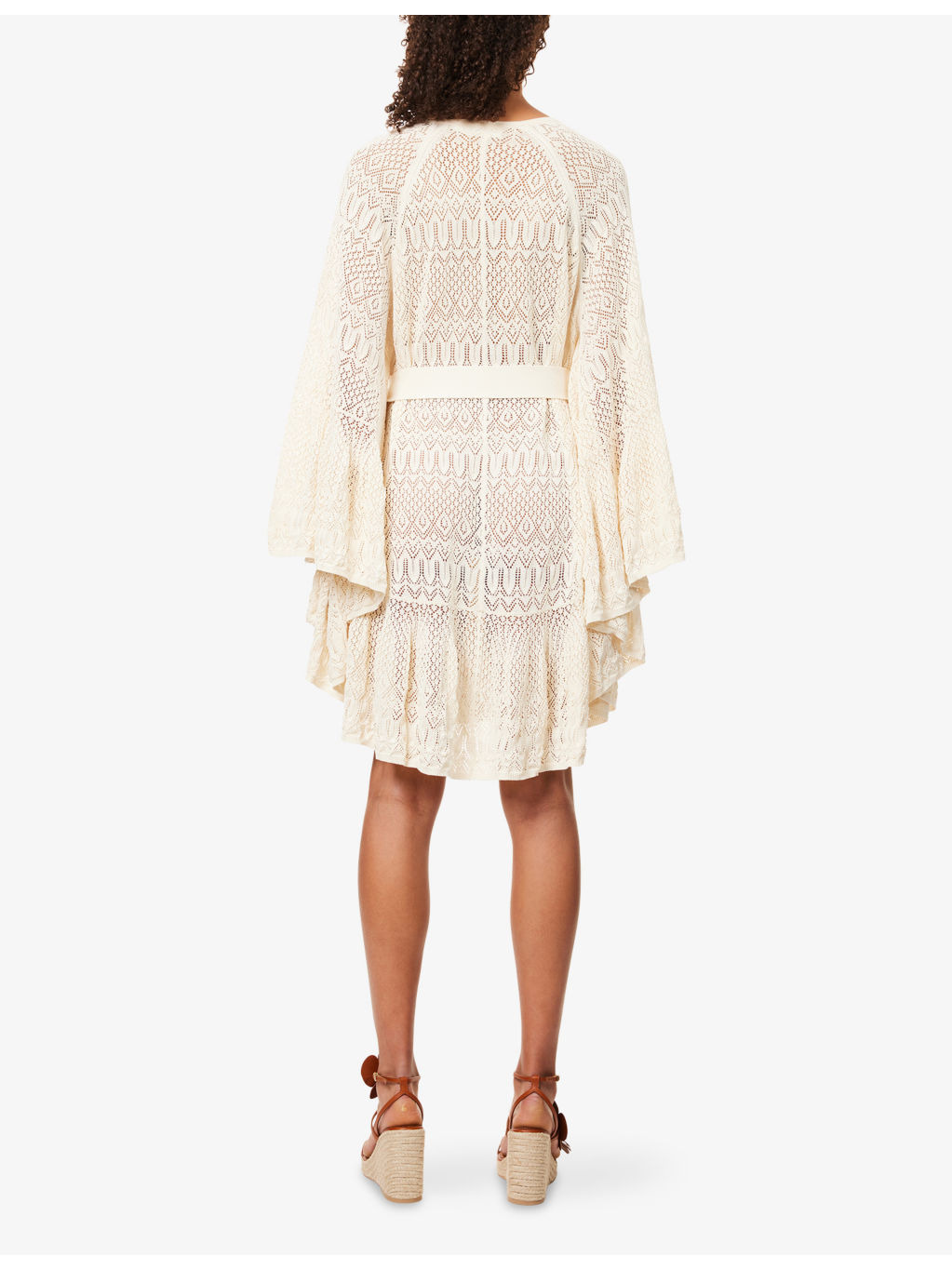 Coco Pointelle Lace Knitted Dress - 4