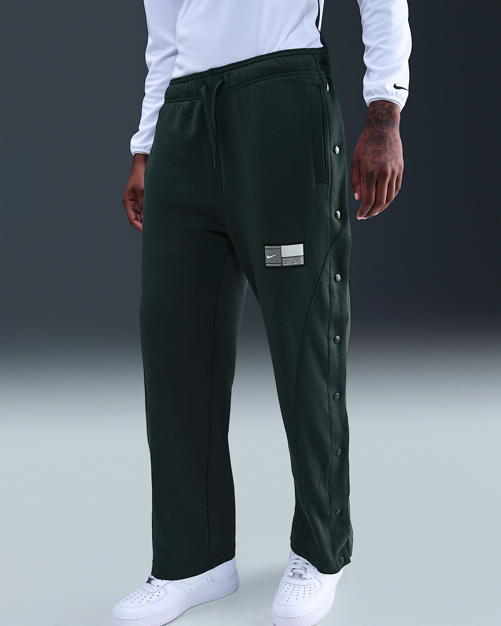 Nike Women's Fleece Tear-Away Basketball Pants - 2