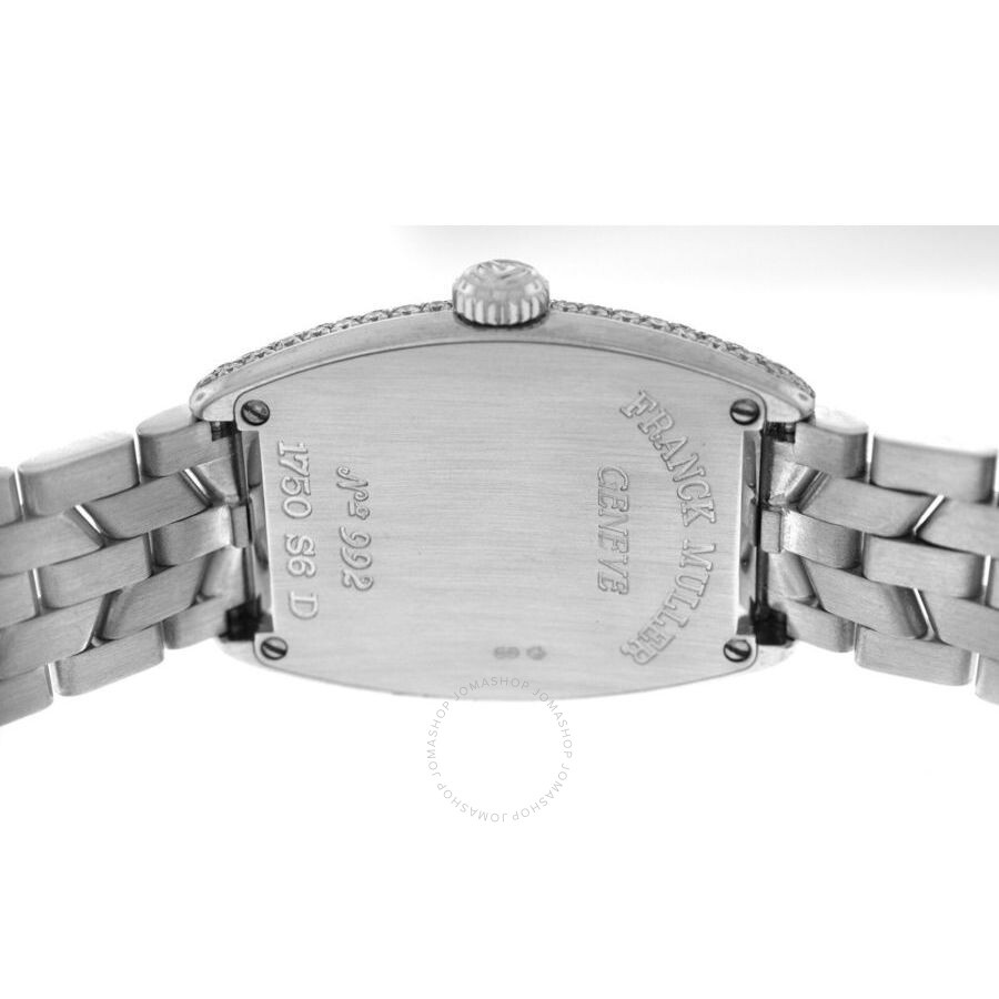 Pre-owned Franck Muller Curvex Hand Wind Diamond White Dial Ladies Watch 1750 S6 D - 5