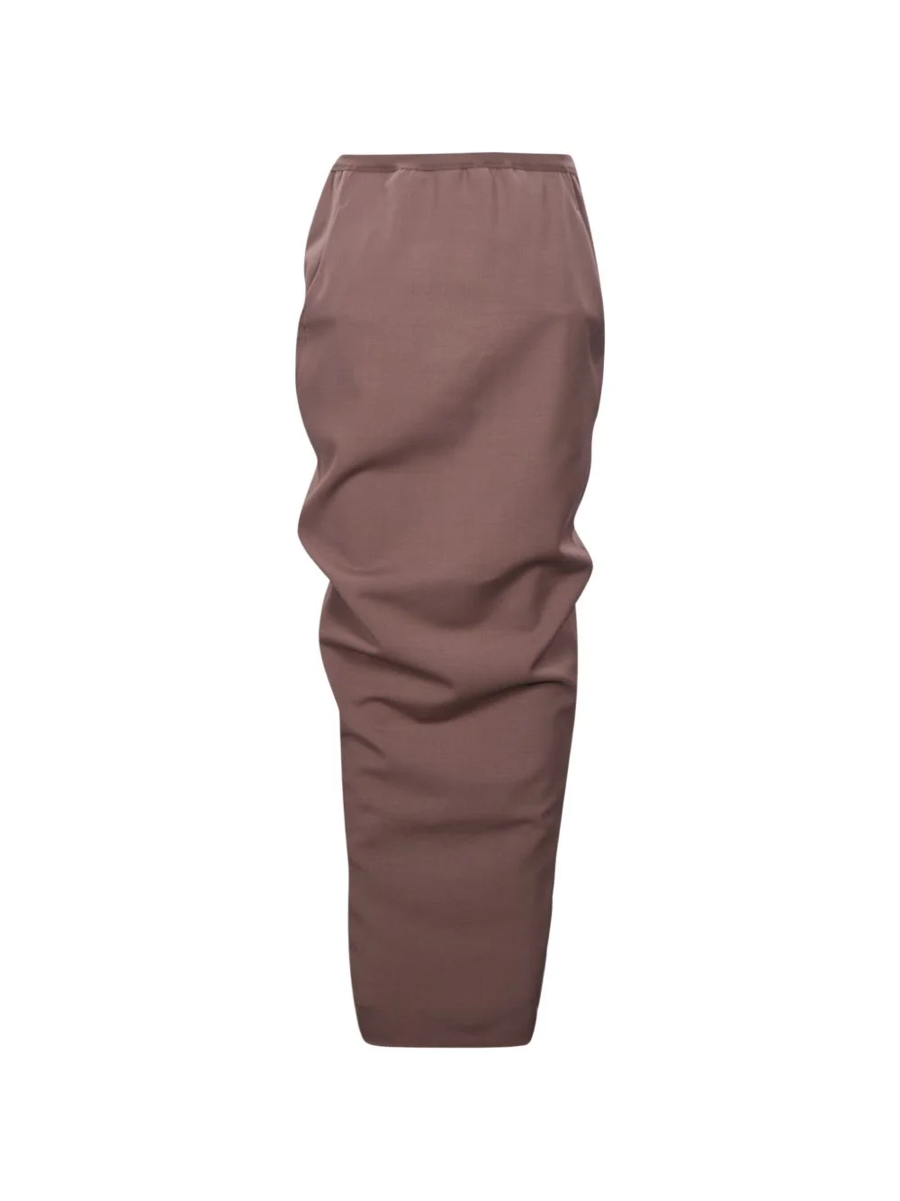 draped wrap maxi skirt - 1
