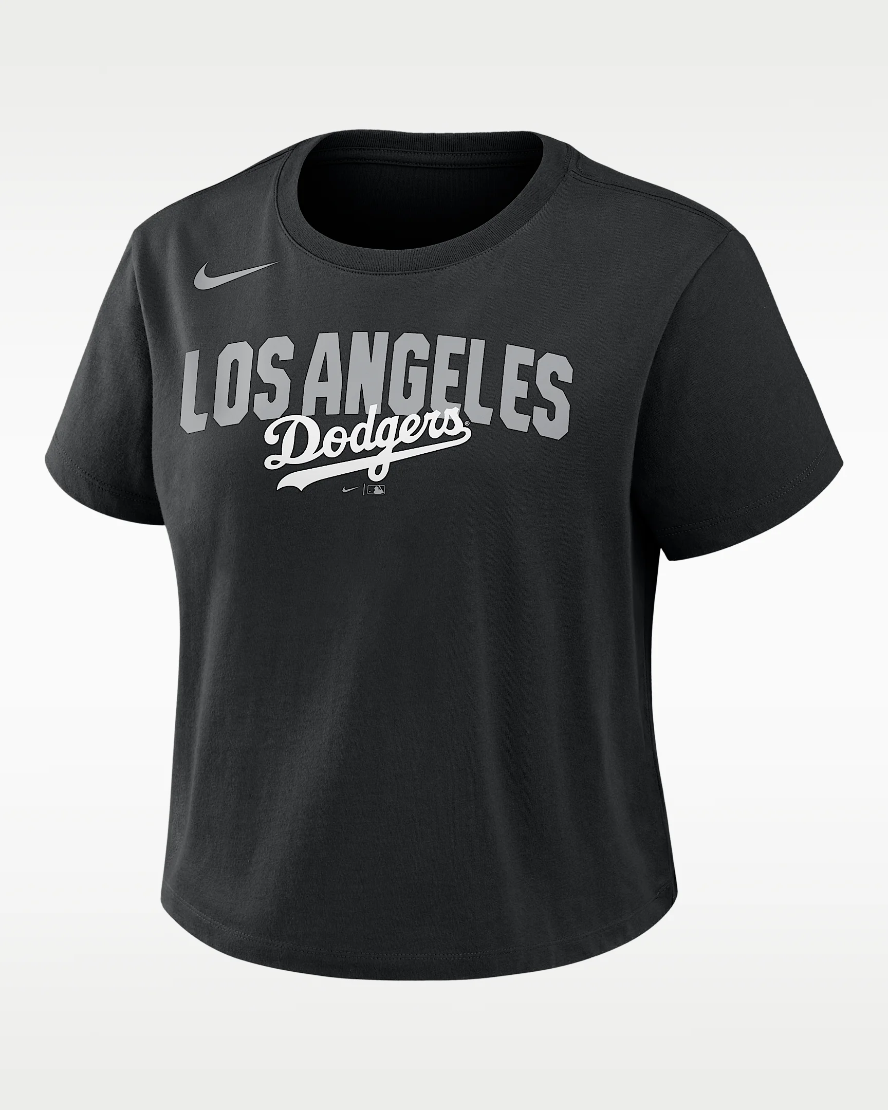 Los Angeles Dodgers Mod Women's Nike MLB Cropped T-Shirt - 1