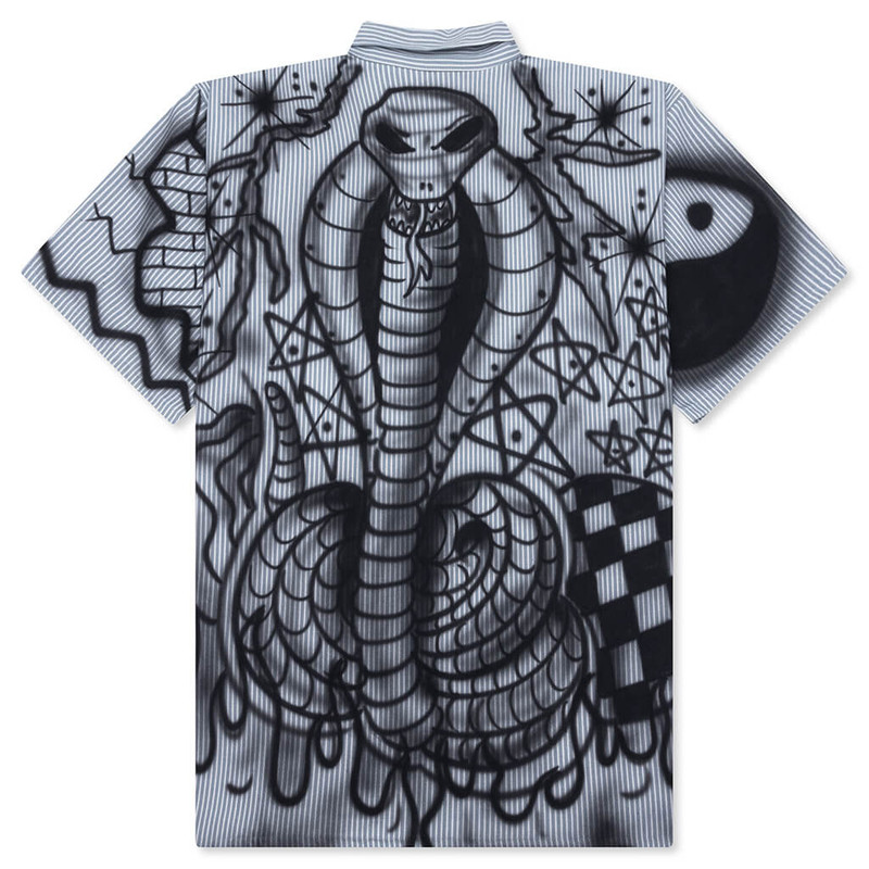 SATOSHI NAKAMOTO ABANDONED THEME PARK HALF ZIP - BLUE/BLACK outlook