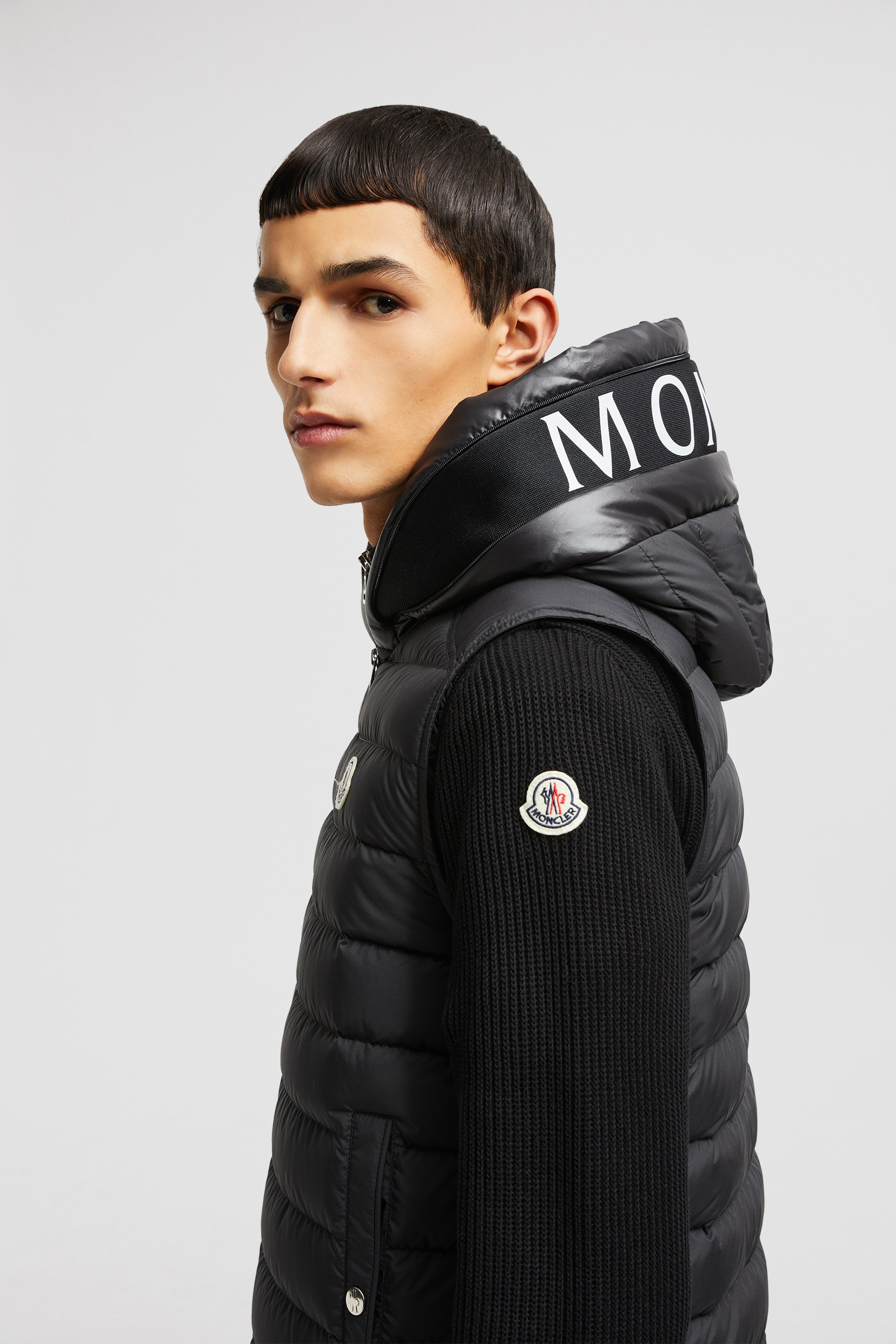 Moncler Bourget Hooded Down Vest | REVERSIBLE
