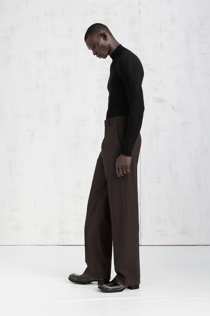 Wool Wide-Leg Trousers 3