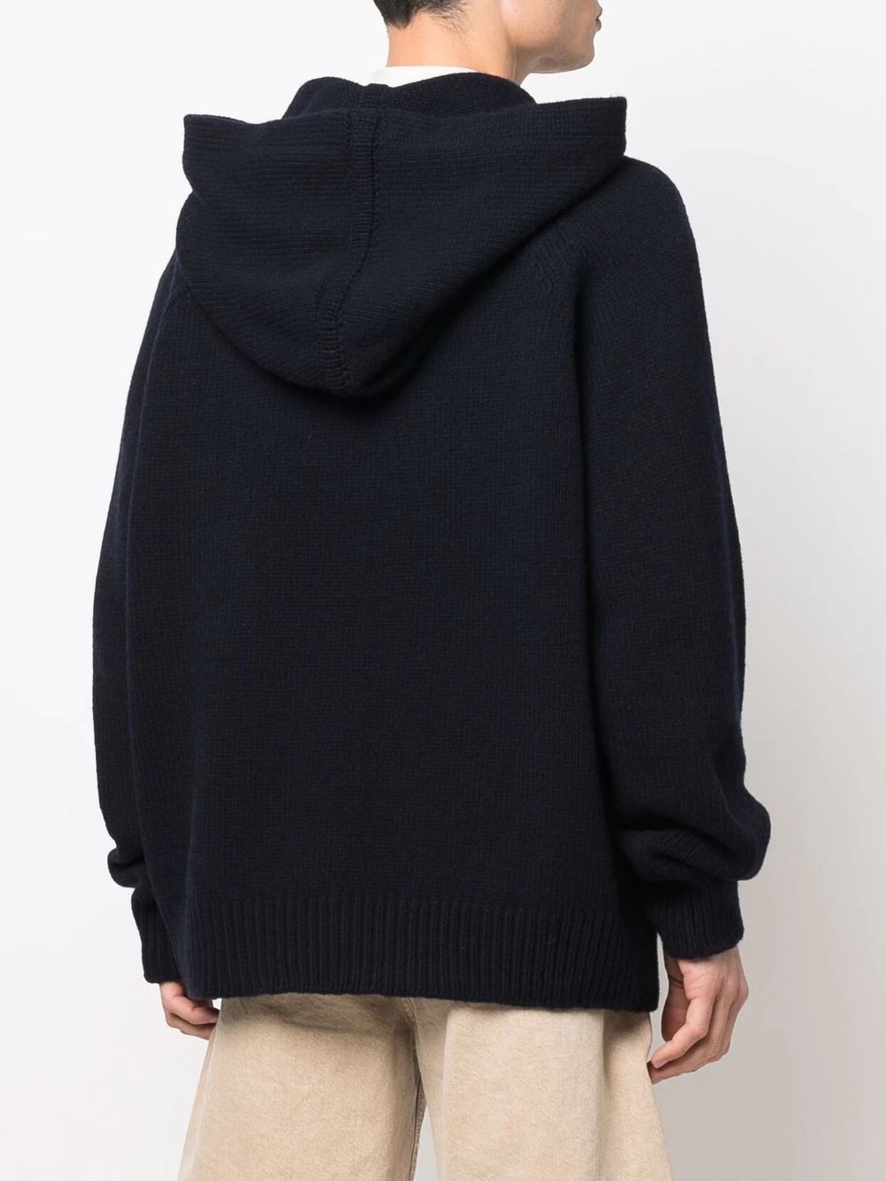 oversize merino-cashmere hoodie - 4