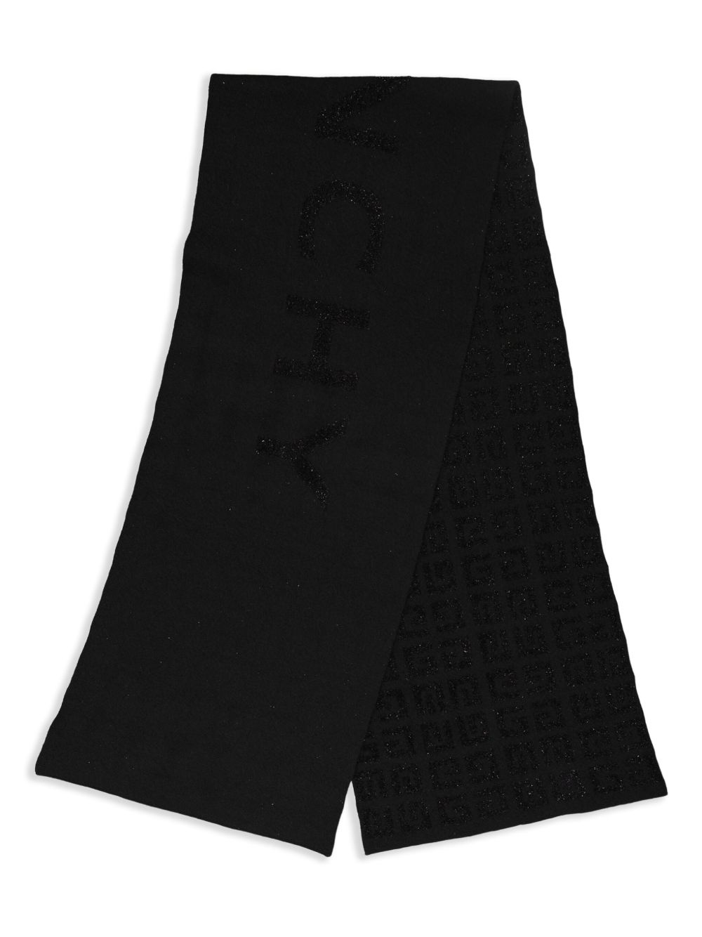 4G-appliqué scarf - 2