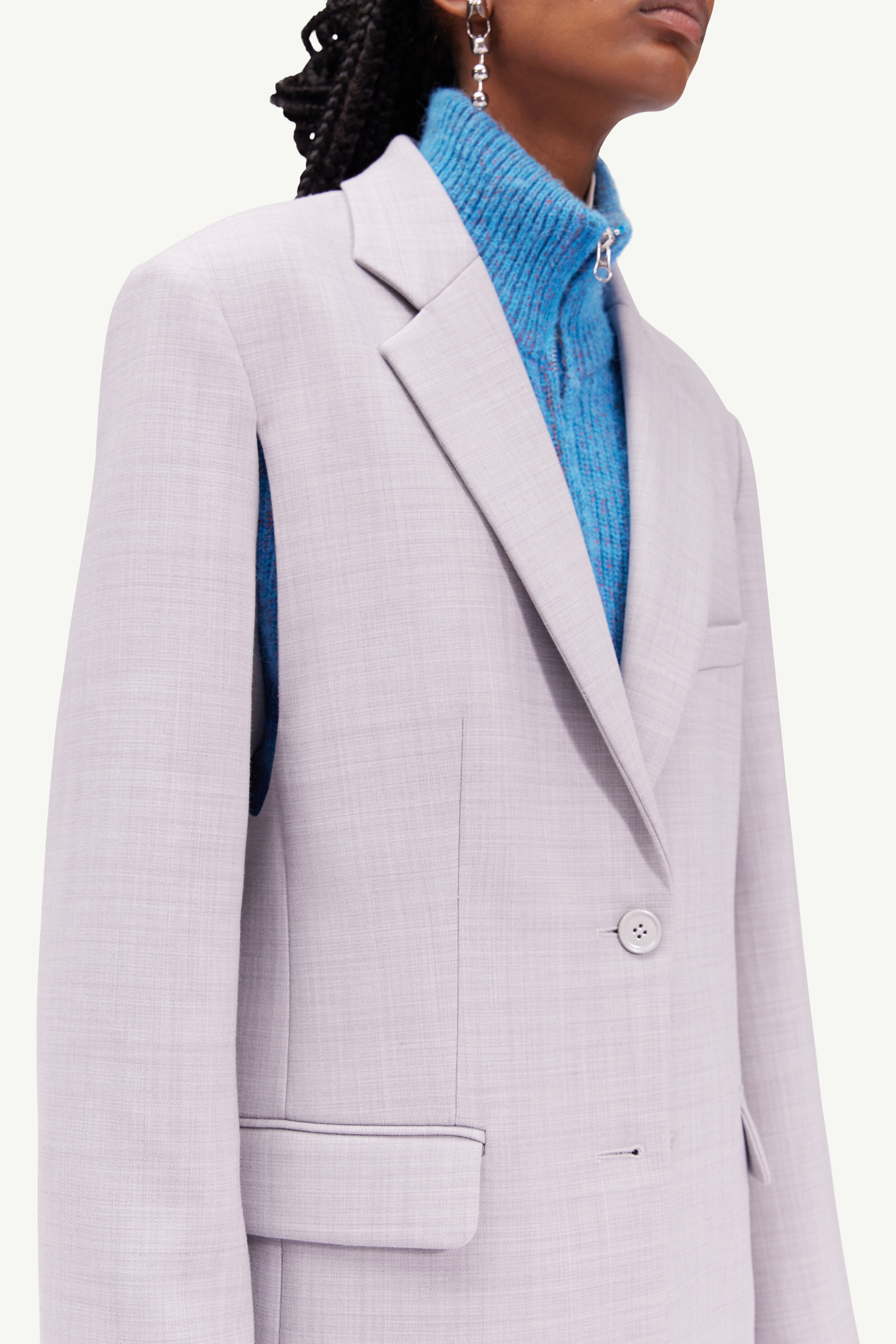 Techno wool blazer - 5