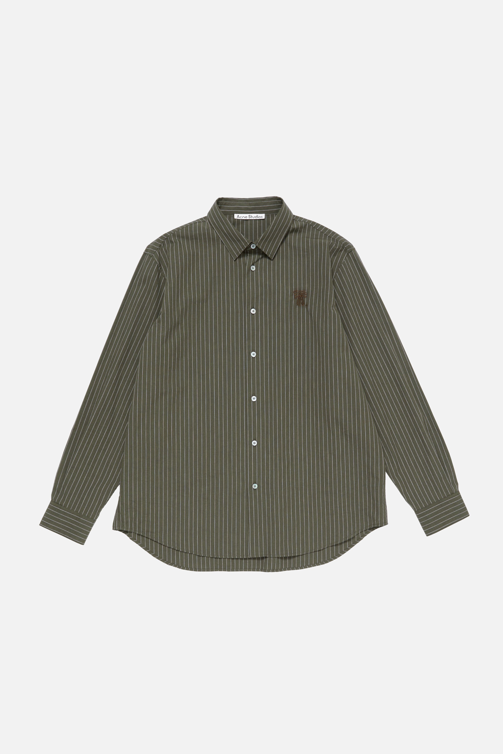 Button-up shirt - Green melange - 6