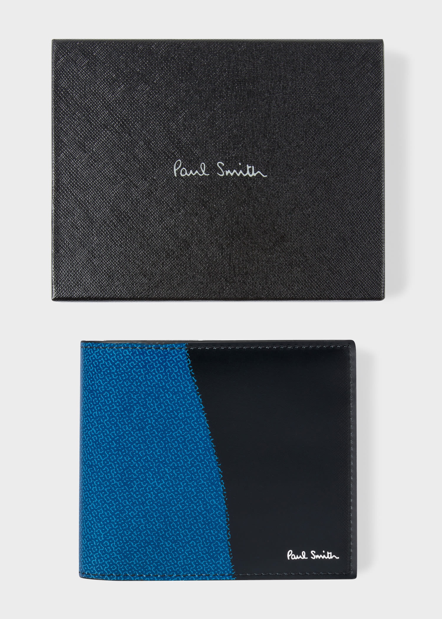 'Rug' Print Leather Billfold Wallet - 5