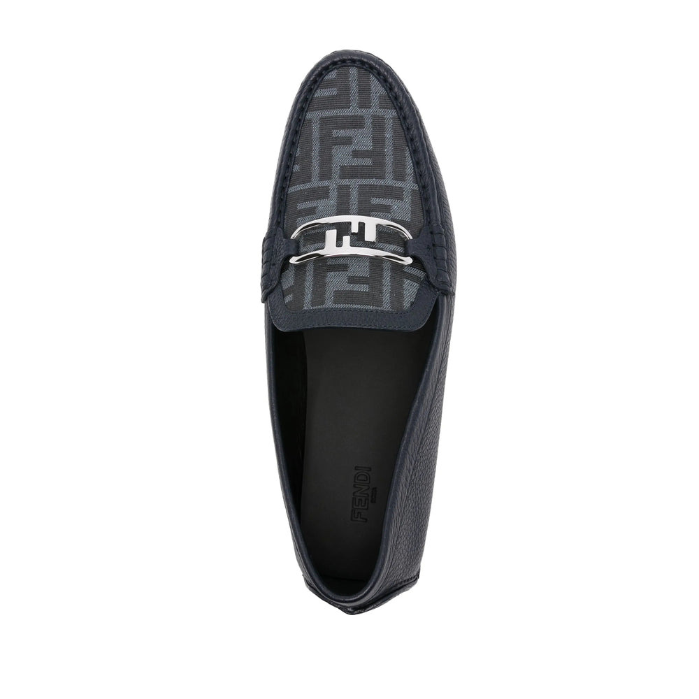 Fendi Blue Loafers Men - 4