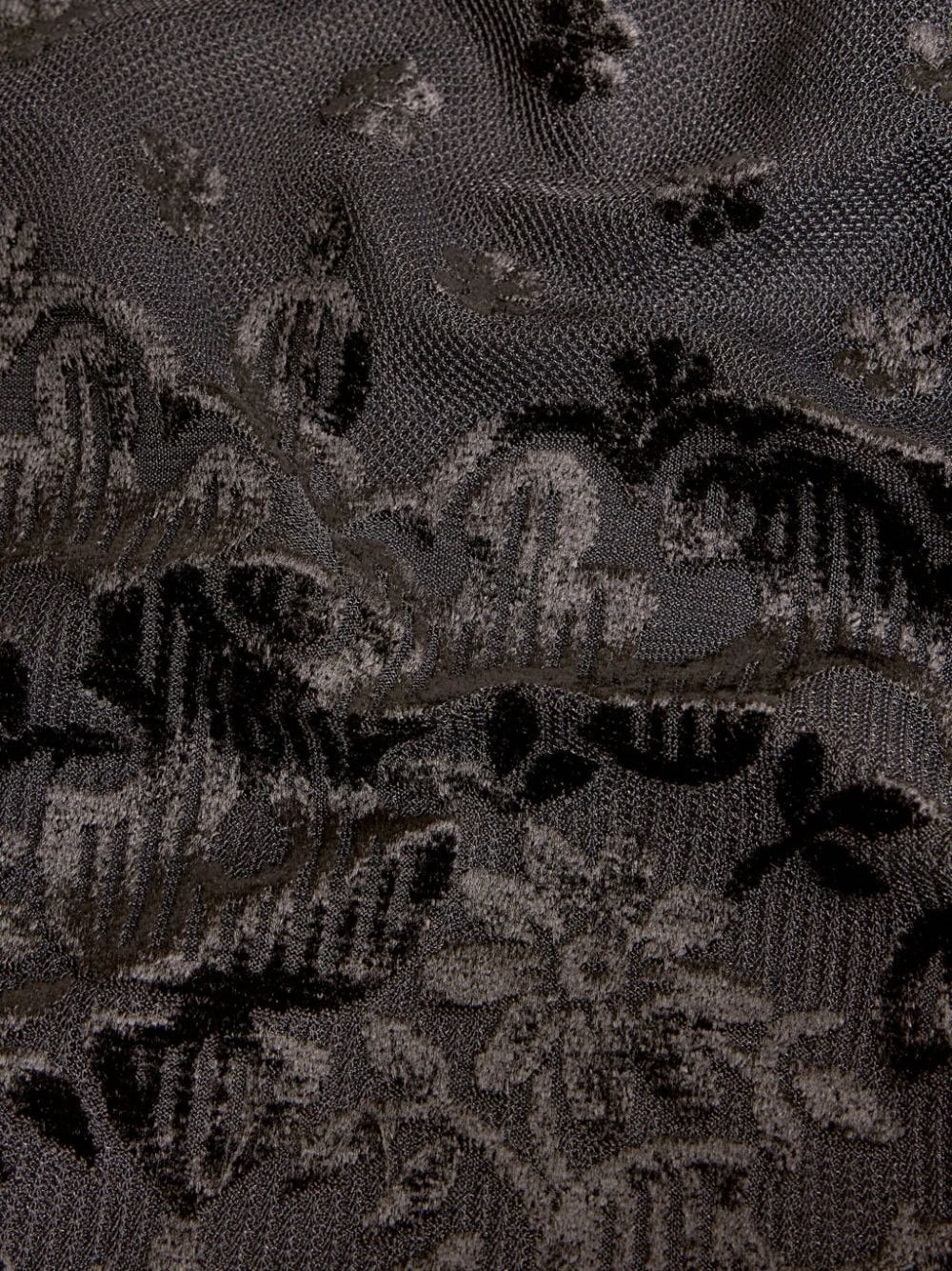 paisley velvet dress - 5