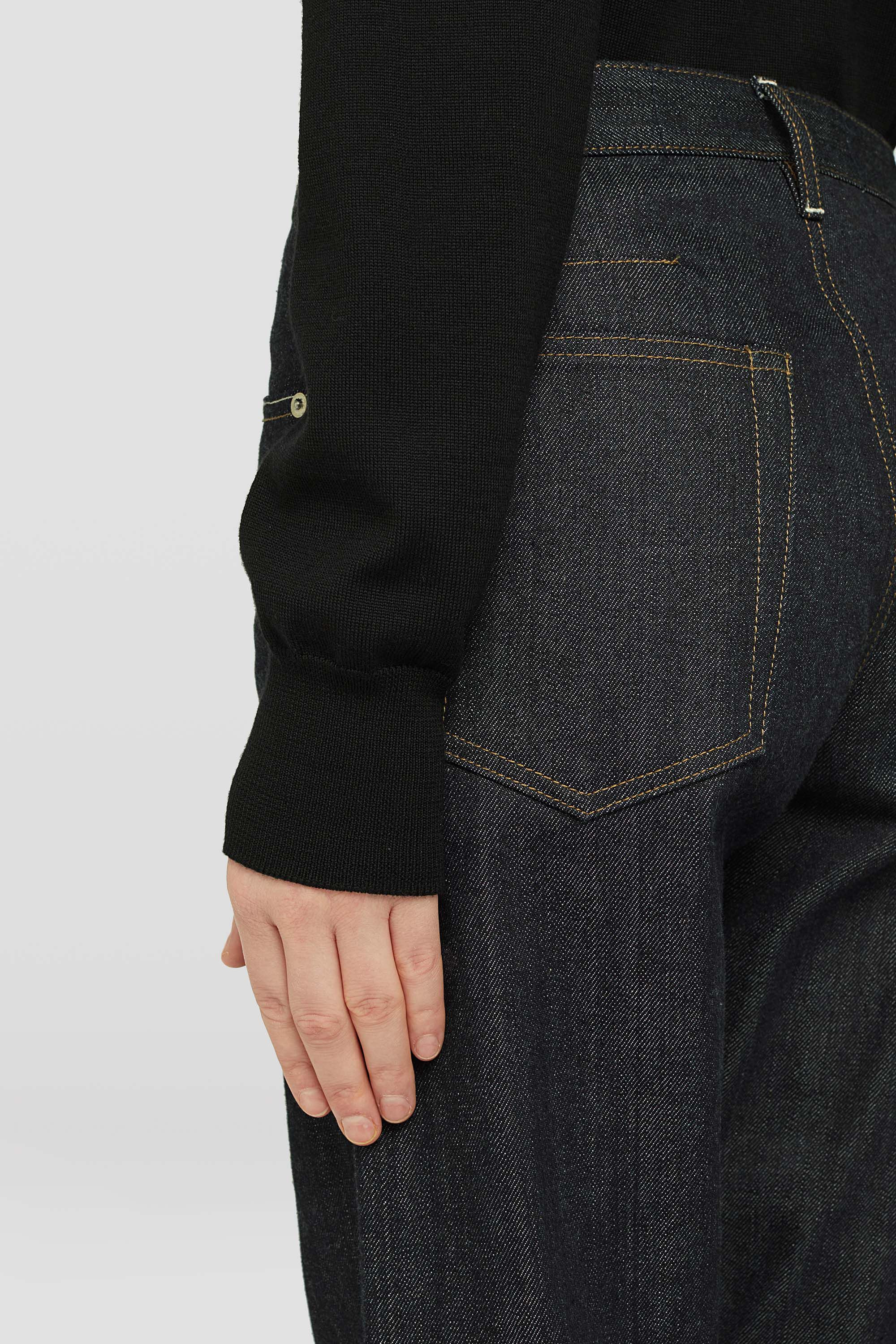Twisted Denim Trousers - 2