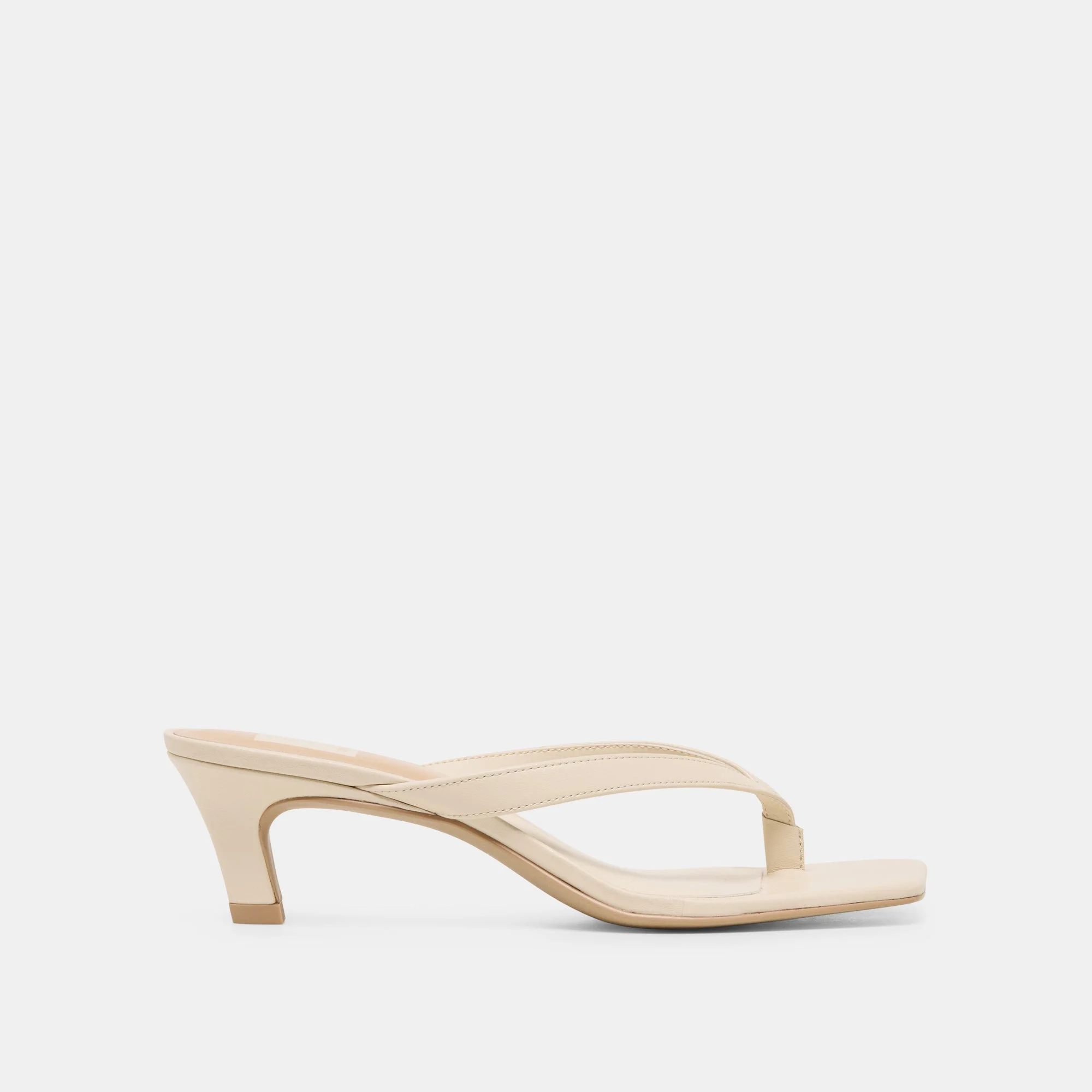 RAMIA HEELS BONE LEATHER - 1