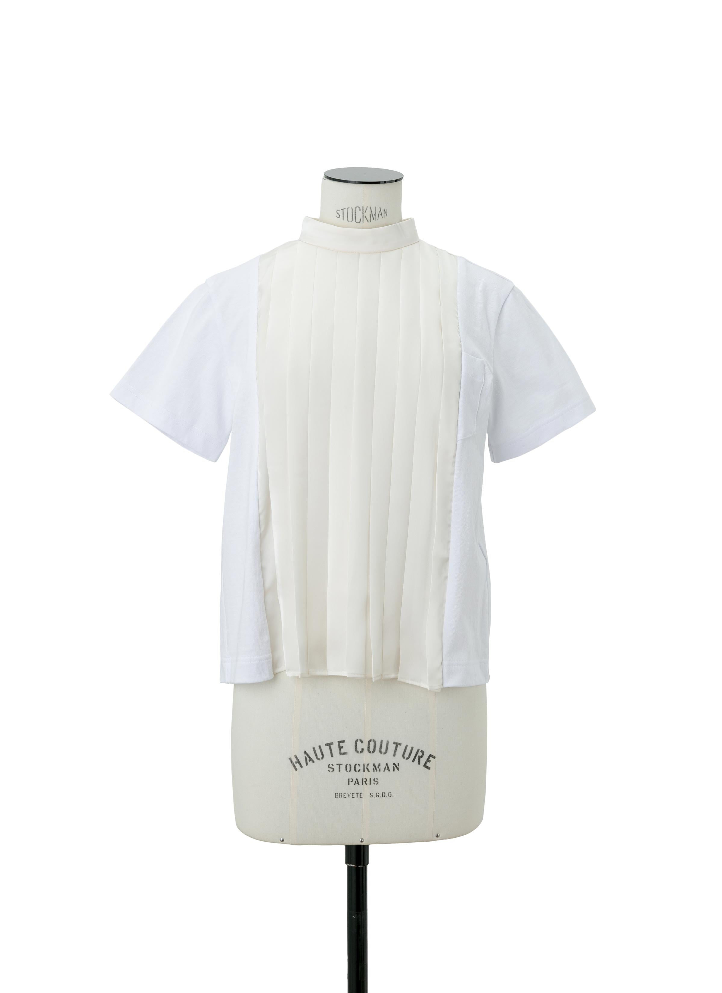 Cotton Jersey x Satin T-Shirt - 2