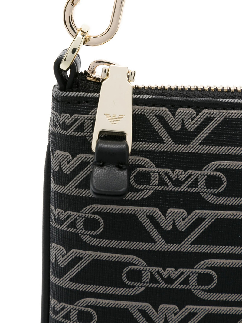 EMPORIO ARMANI Emporio Armani Logo-jacquard Shoulder Bag outlook