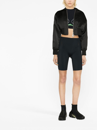 DSQUARED2 logo-patch cycling shorts outlook