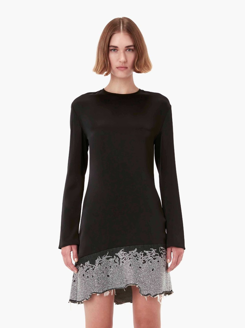 JW Anderson DISTRESSED GLITTER HEM DRESS outlook
