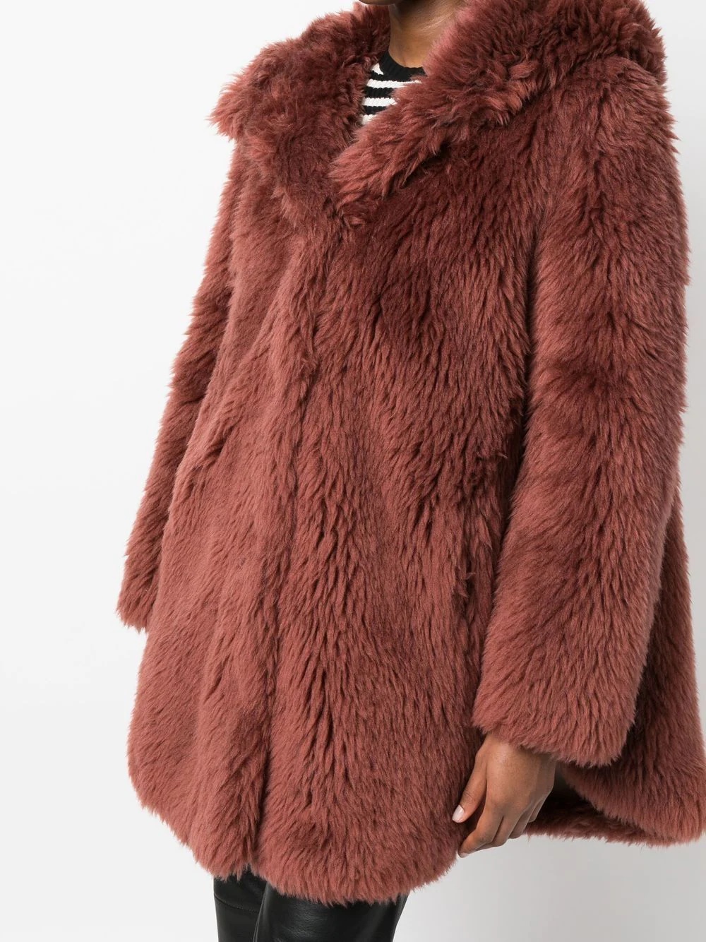 short hooded wool coat - 5
