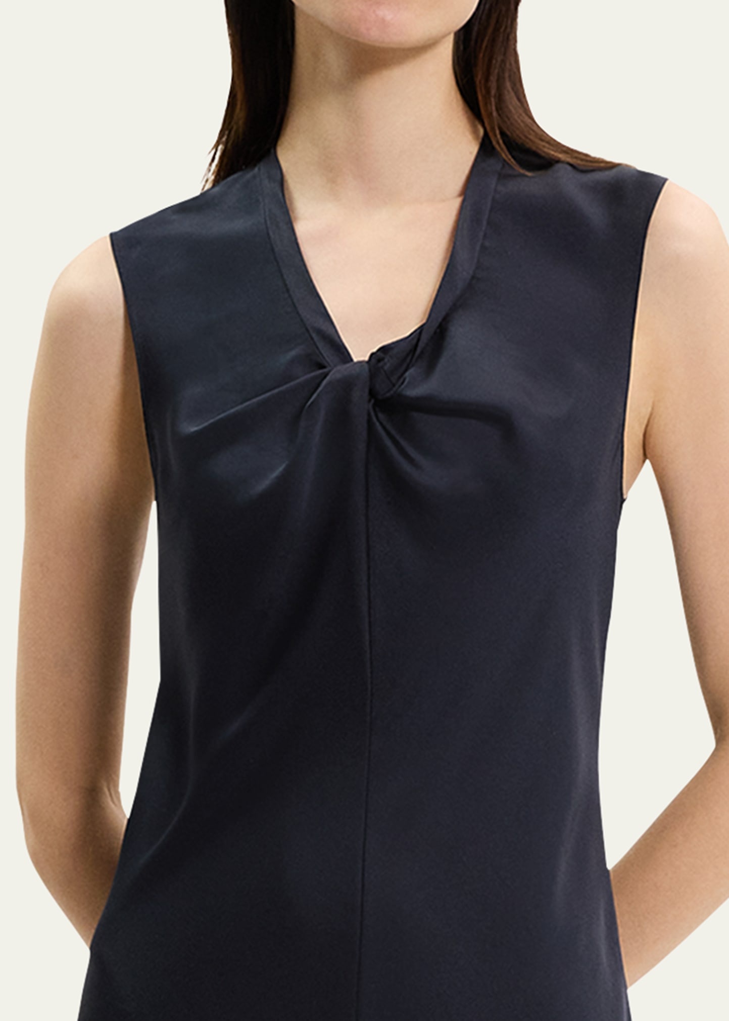 Twisted Scoop-Neck Dress - 5