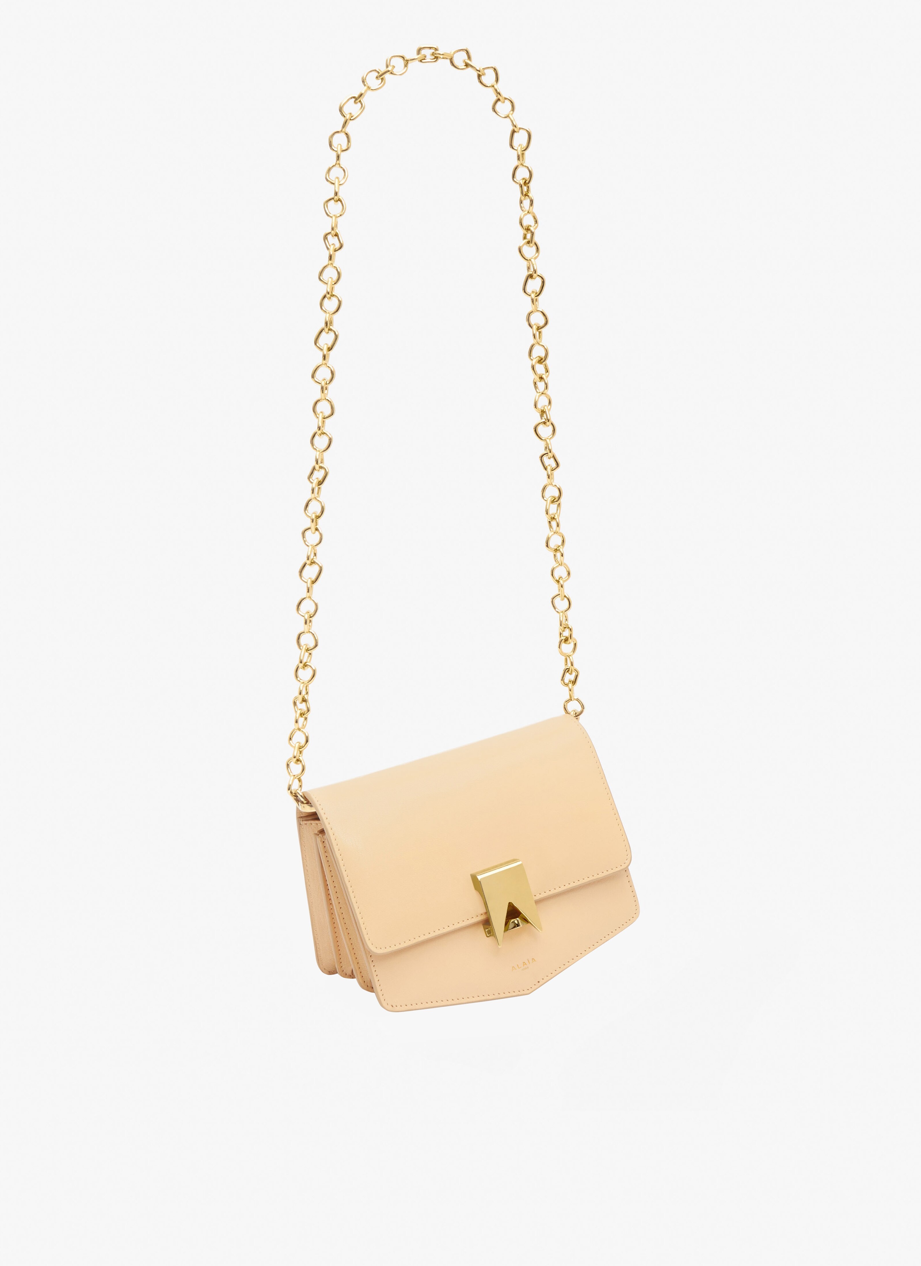 LE PAPA WITH CHAIN SMALL BAG IN SHINY GOATSKIN - 2