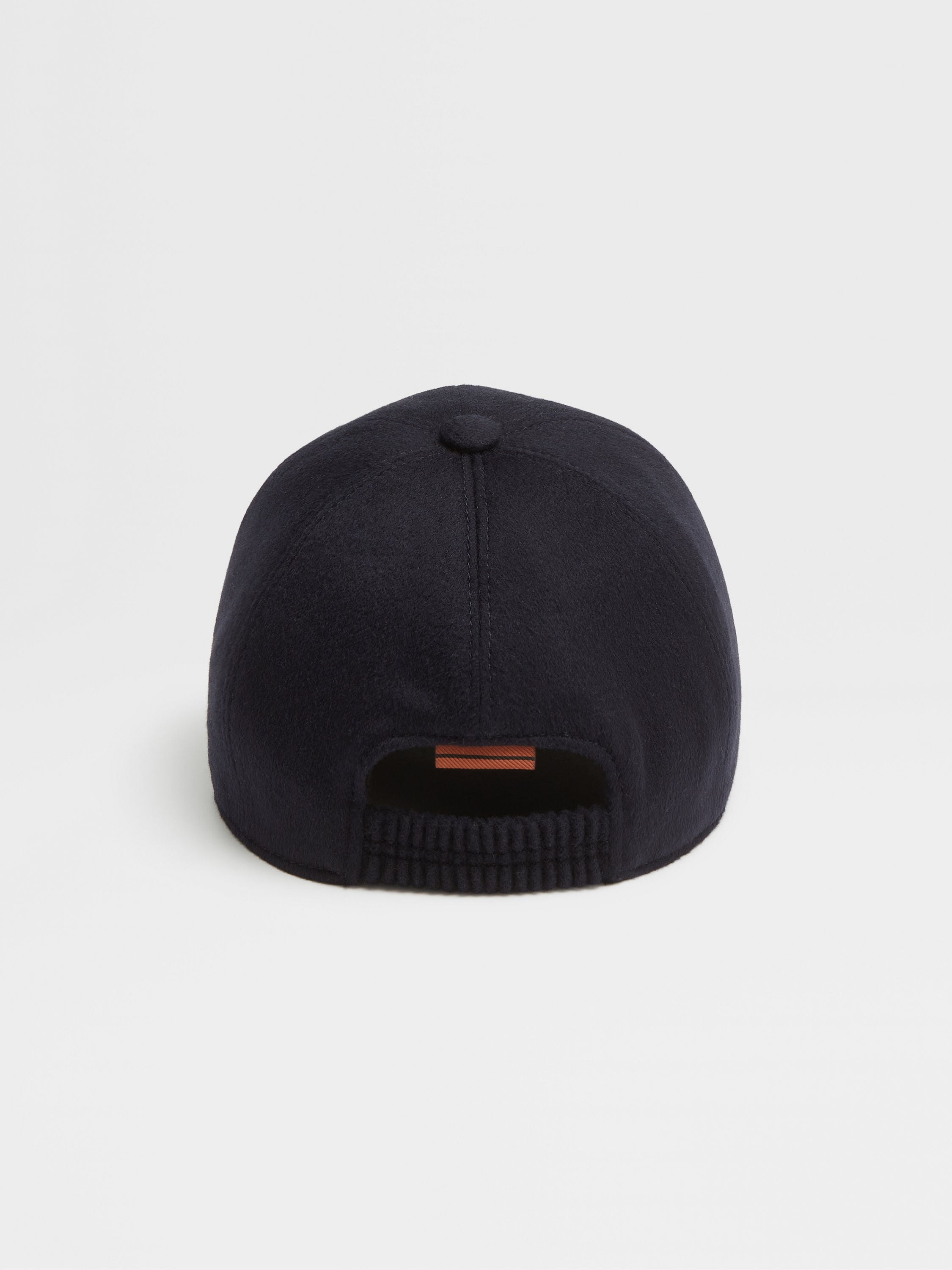 DARK BLUE OASI CASHMERE BASEBALL CAP - 3