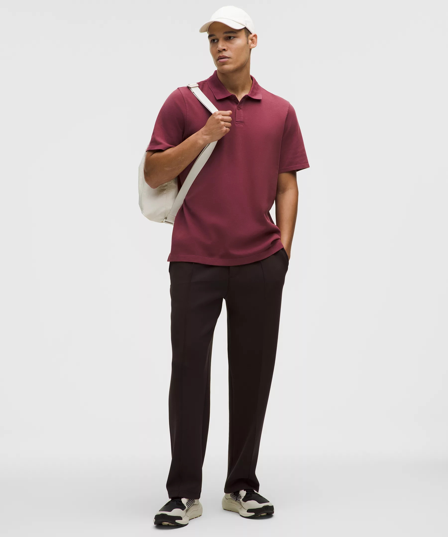 Cotton Pique Short-Sleeve Polo Shirt - 2