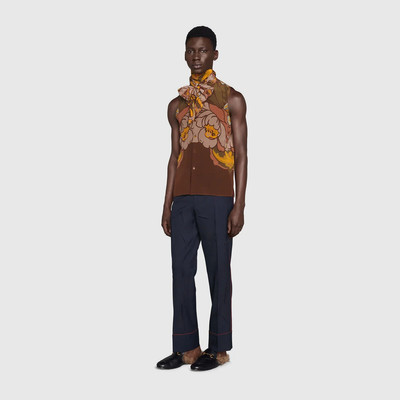 GUCCI 2015 Re-Edition floral silk shirt outlook