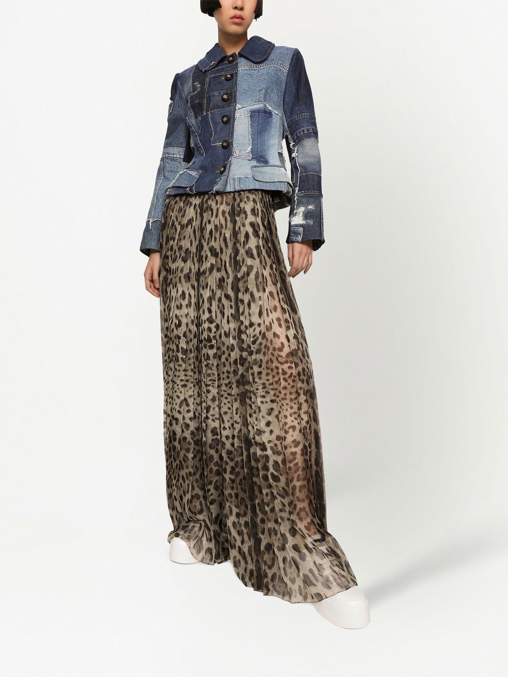 high-waisted pleated trousers - 2