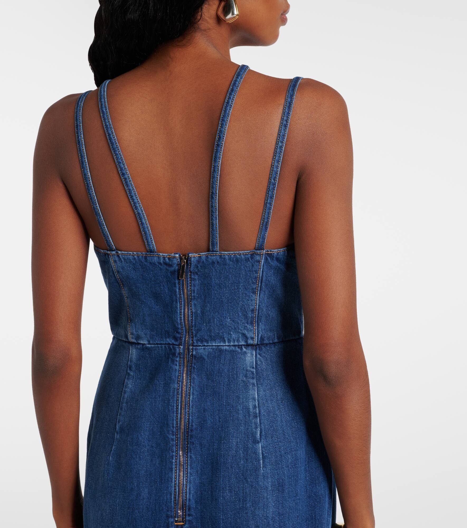 Denim corset dress - 6