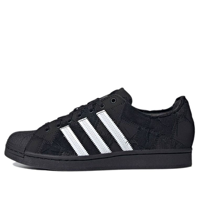 adidas x atmos x RECOUTURE Superstar 'Patchwork - Black' GW3473 - 1