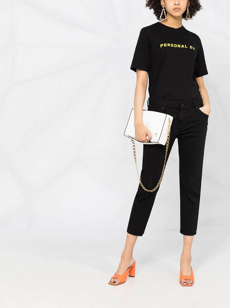 DSQUARED2 cropped low-rise jeans outlook