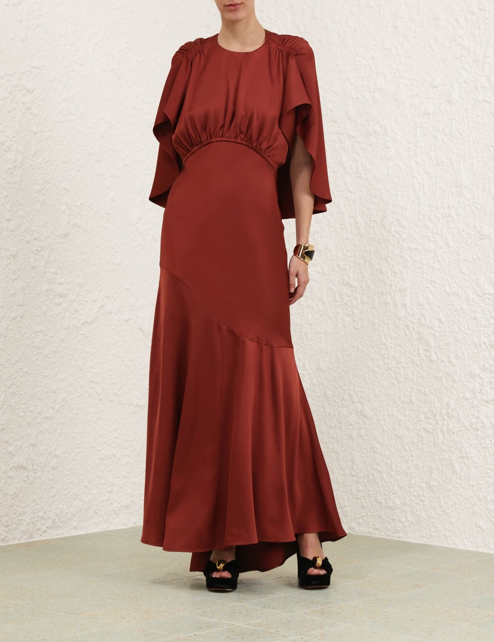 EDEN CASCADING MIDI DRESS - 7