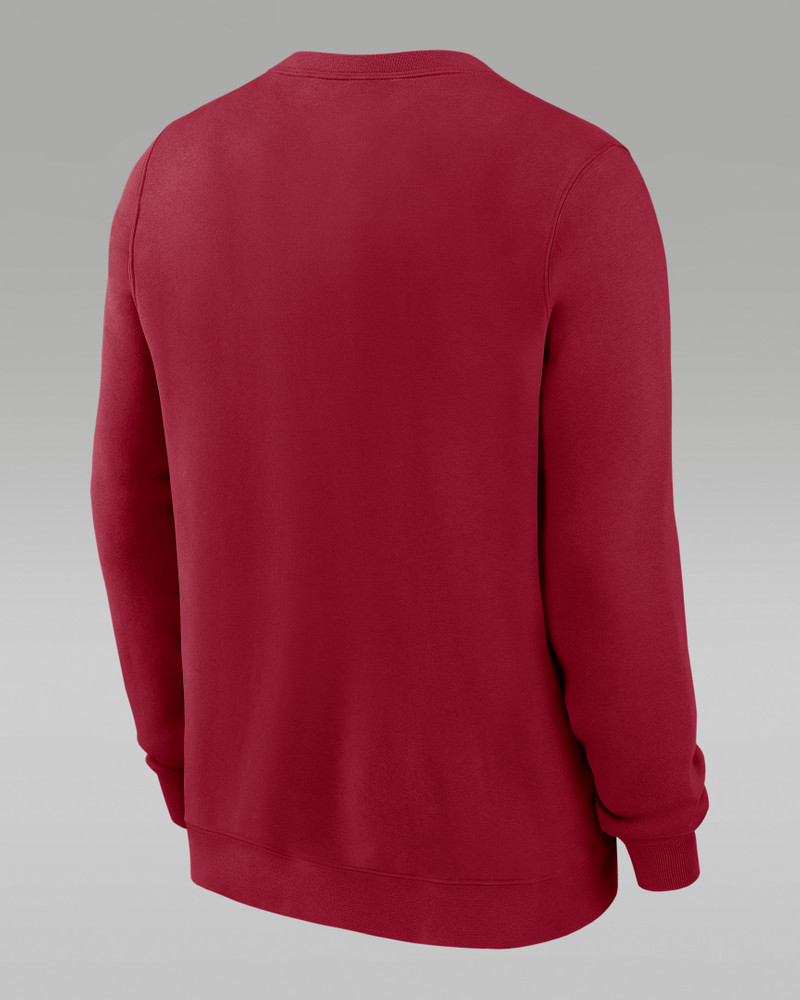 Jordan Oklahoma Arch Men's Nike College Pullover Crew outlook